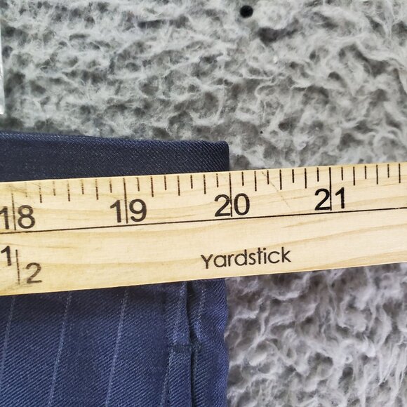 Jos. A. Bank Suit Mens 48R 43x28 Navy Blue Pinstriped Wool Reserve Two Piece - Picture 13 of 16